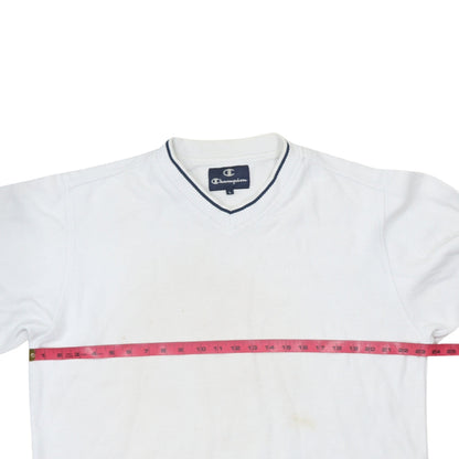 Mens UK Size L Champion White Pullover Jumper