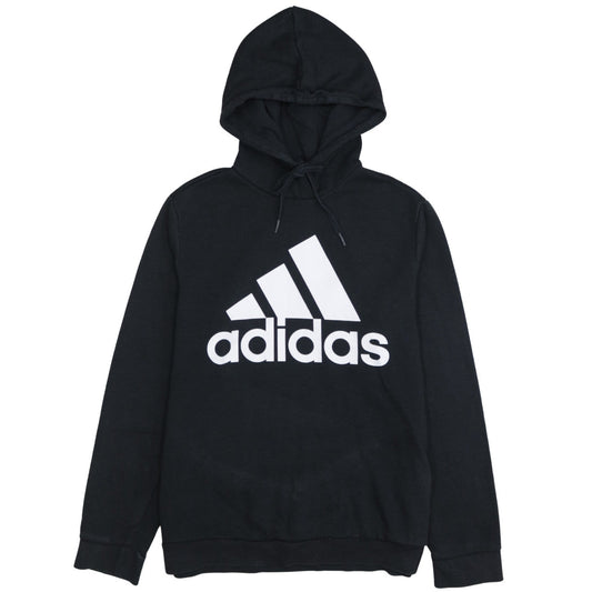 Womens UK Size L adidas Black Pullover Hoodie