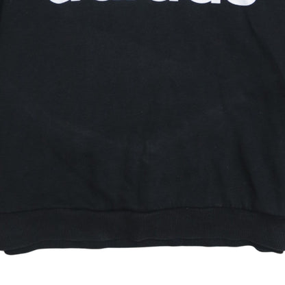 Womens UK Size L adidas Black Pullover Hoodie