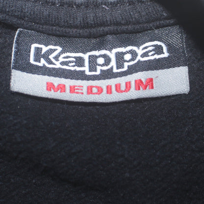 Mens UK Size M Kappa Black Pullover Sweatshirt