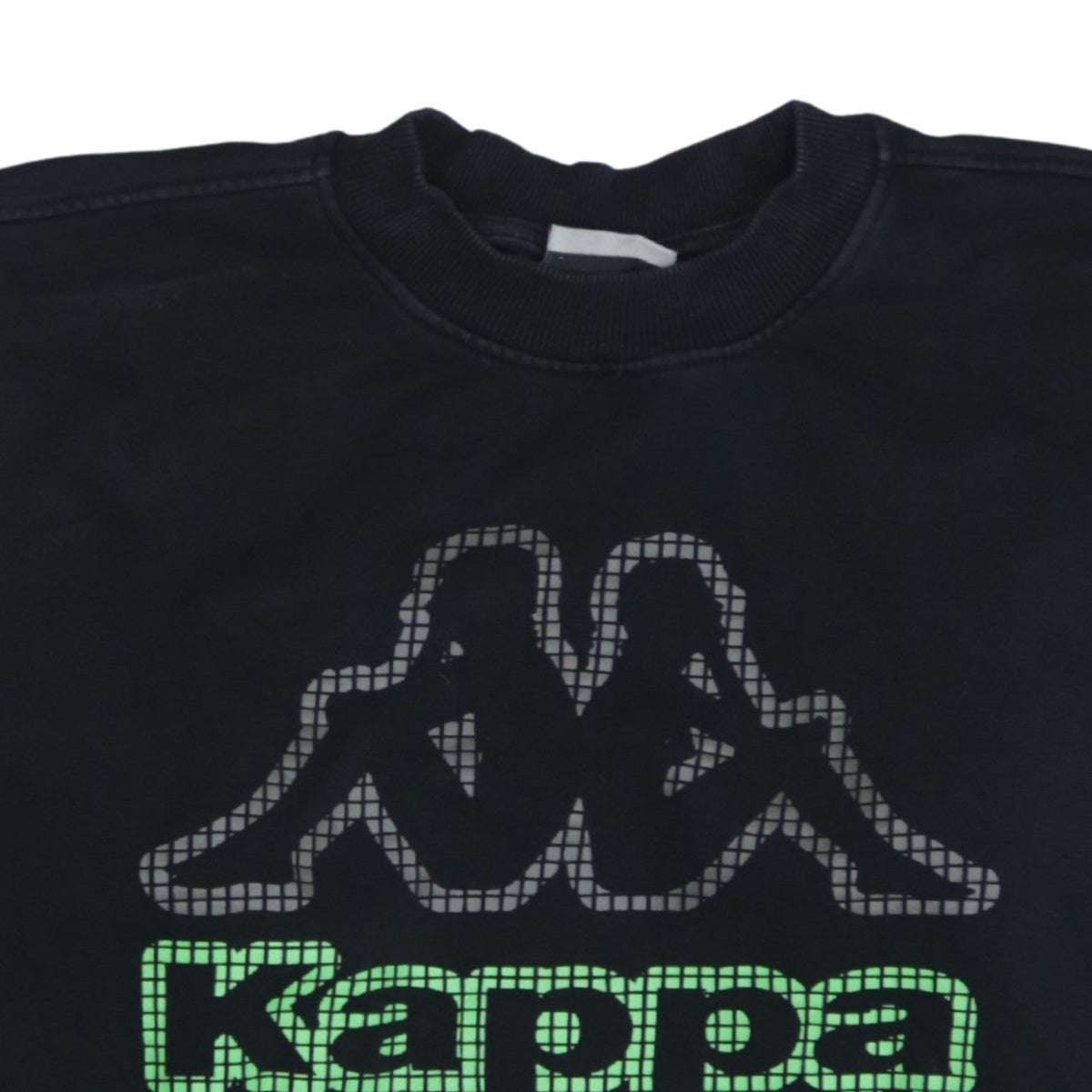 Mens UK Size M Kappa Black Pullover Sweatshirt