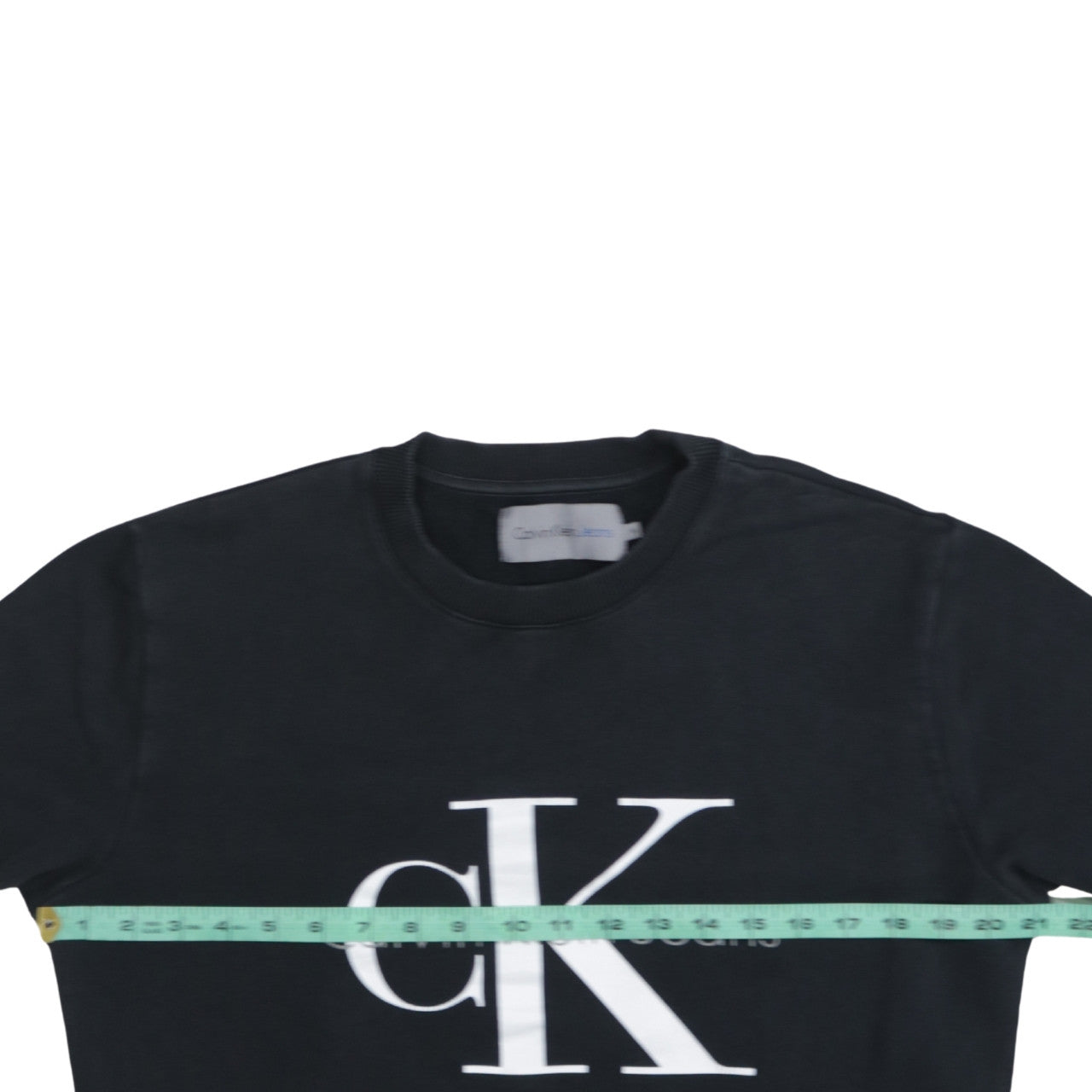 Mens UK Size M Calvin Klein Jeans Black Pullover Sweatshirt
