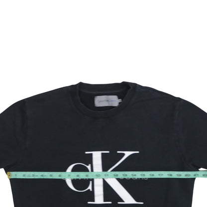 Mens UK Size M Calvin Klein Jeans Black Pullover Sweatshirt