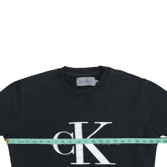 Mens UK Size M Calvin Klein Jeans Black Pullover Sweatshirt