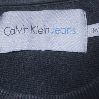 Mens UK Size M Calvin Klein Jeans Black Pullover Sweatshirt