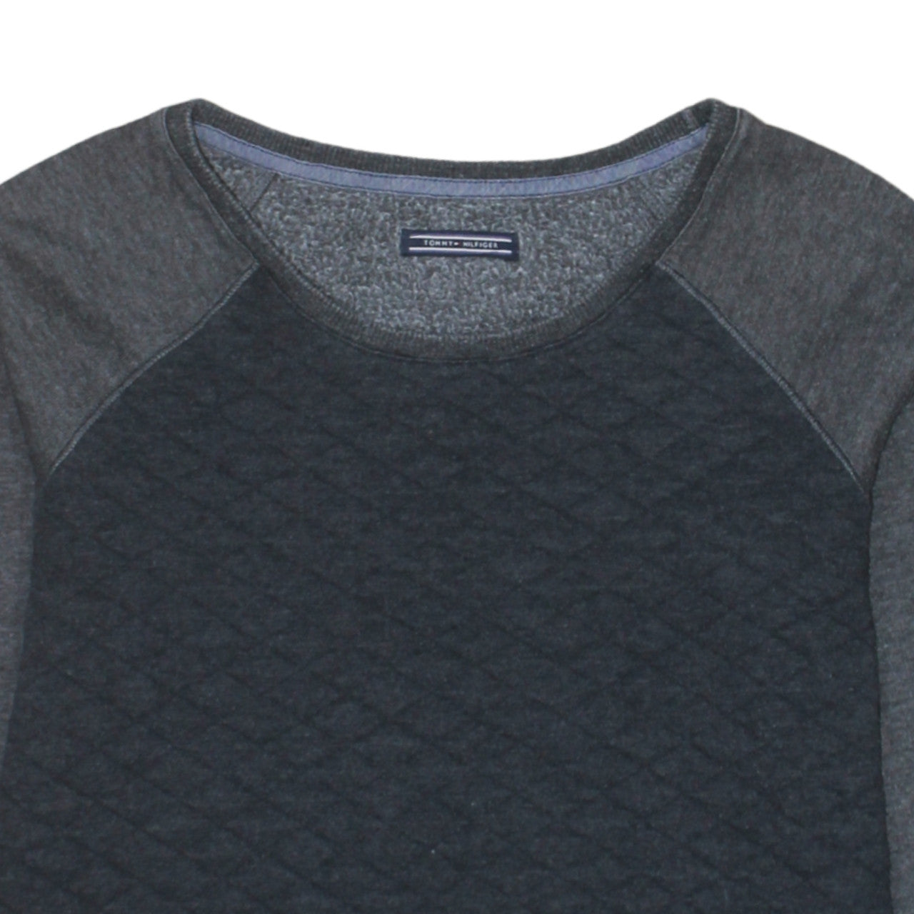 Mens UK Size L Tommy Hilfiger Grey Pullover Sweatshirt