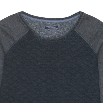 Mens UK Size L Tommy Hilfiger Grey Pullover Sweatshirt