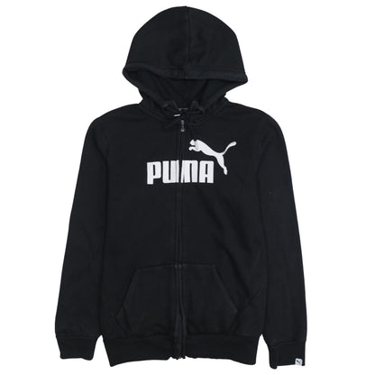 Mens UK Size M PUMA Black Full Zip Hoodie