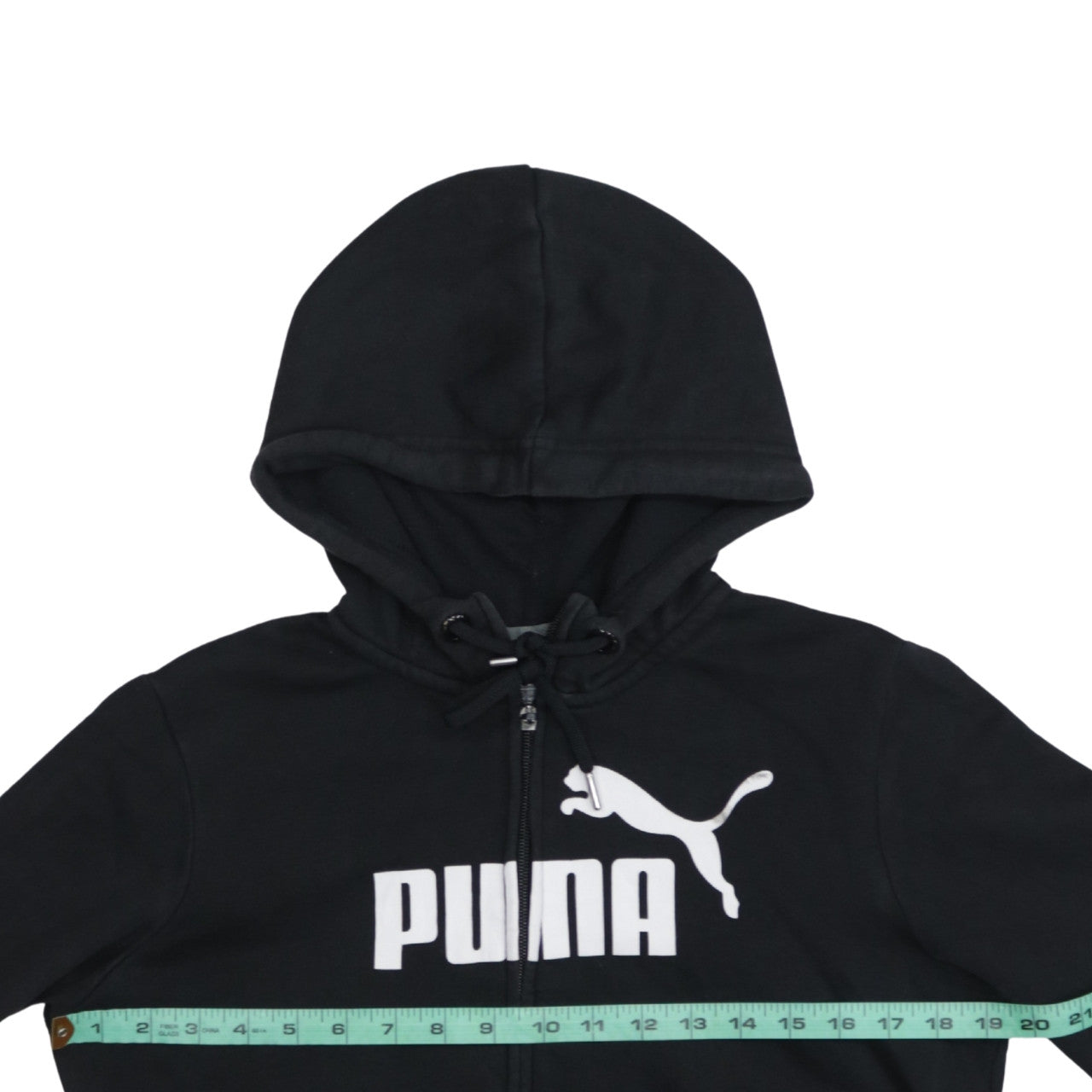 Mens UK Size M PUMA Black Full Zip Hoodie