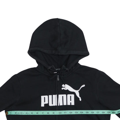 Mens UK Size M PUMA Black Full Zip Hoodie