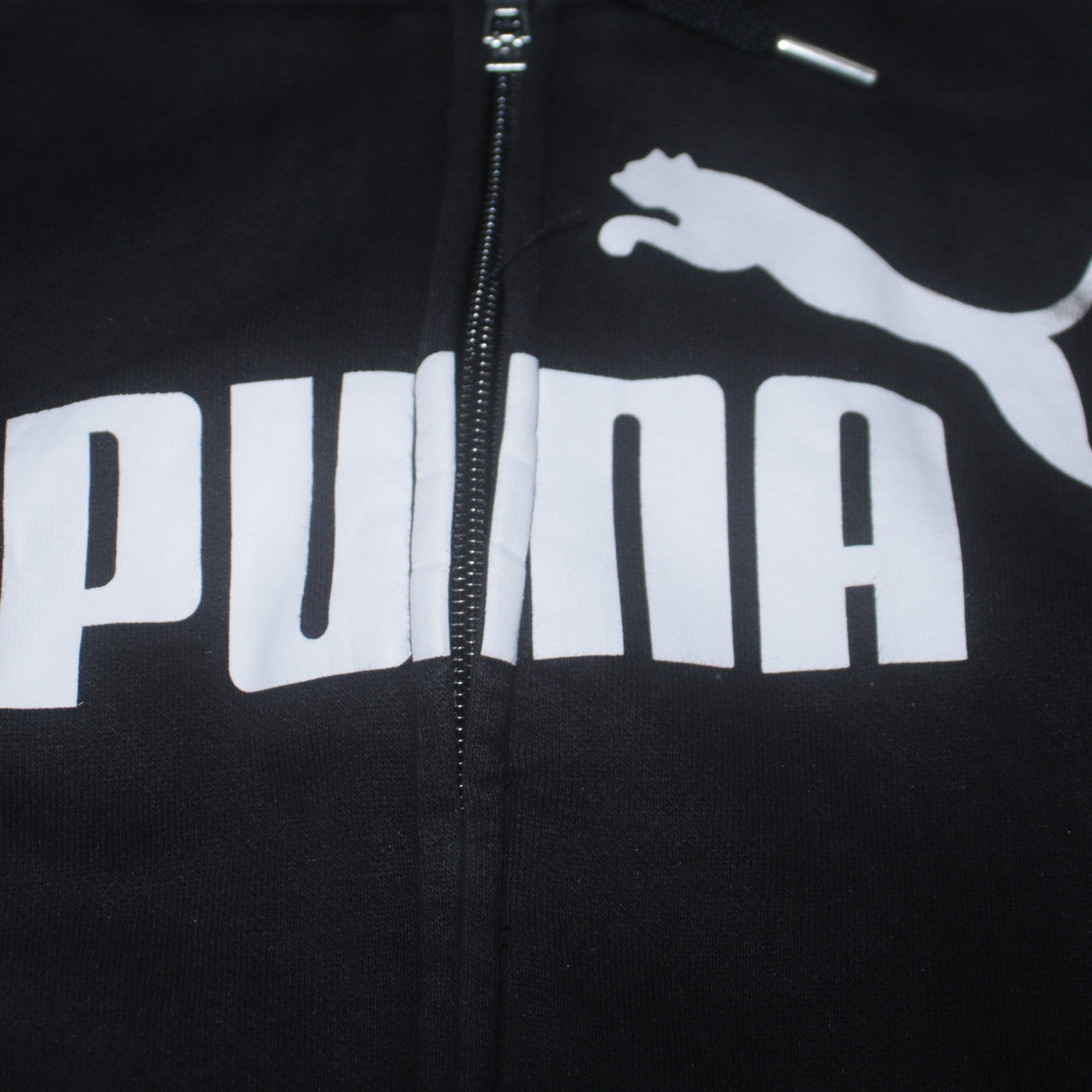 Mens UK Size M PUMA Black Full Zip Hoodie
