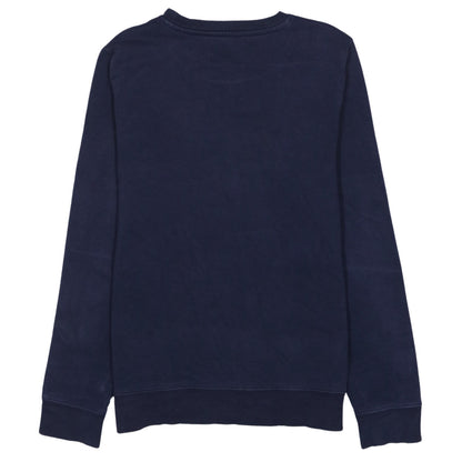 Calvin Klein Jeans Boys Navy Blue Logo Sweatshirt Size 14 Crew Neck