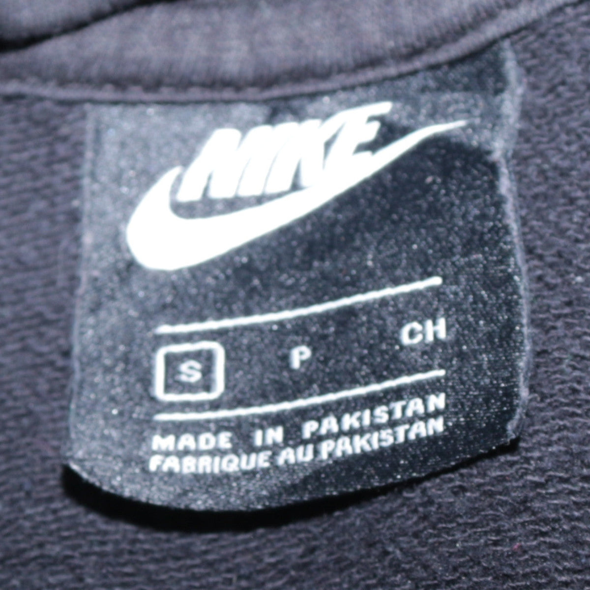 Mens UK Size S Nike Black Pullover Hoodie