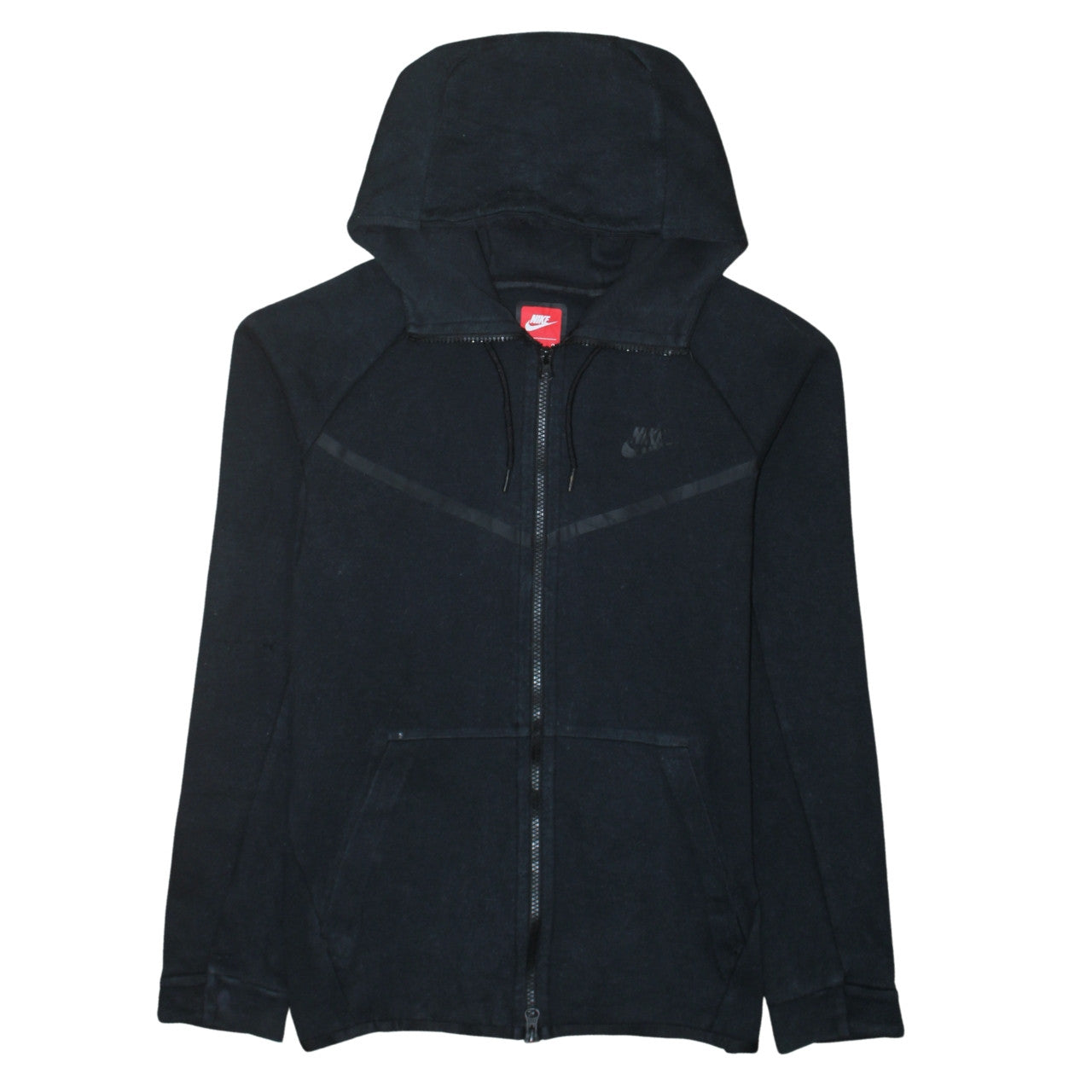 Mens UK Size S Nike Black Full Zip Hoodie