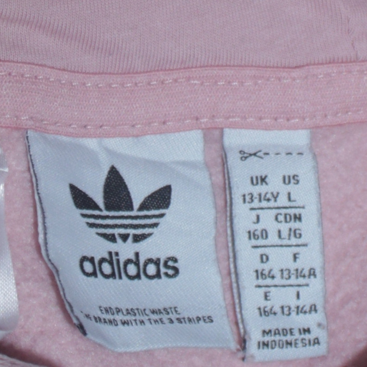 Girls UK Size 13-14 Years adidas Pink Pullover Hoodie