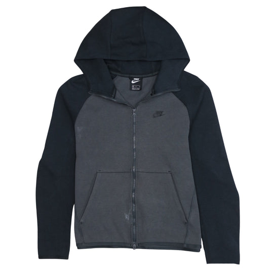 Mens UK Size M Nike Grey Full Zip Hoodie
