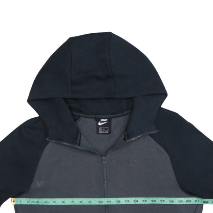 Mens UK Size M Nike Grey Full Zip Hoodie