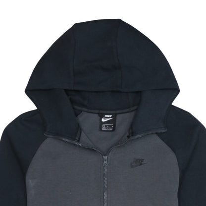 Mens UK Size M Nike Grey Full Zip Hoodie