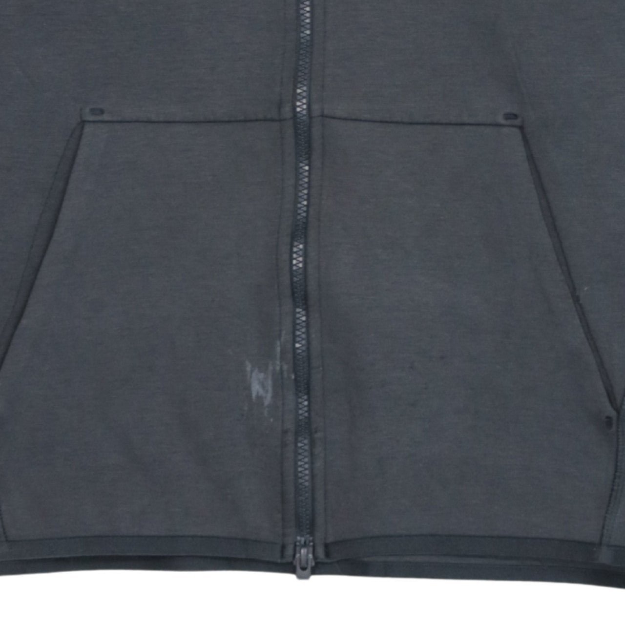 Mens UK Size M Nike Grey Full Zip Hoodie