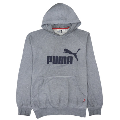Mens UK Size L PUMA Grey Pullover Hoodie