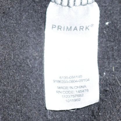Mens UK Size S Primark Black Pullover Sweatshirt