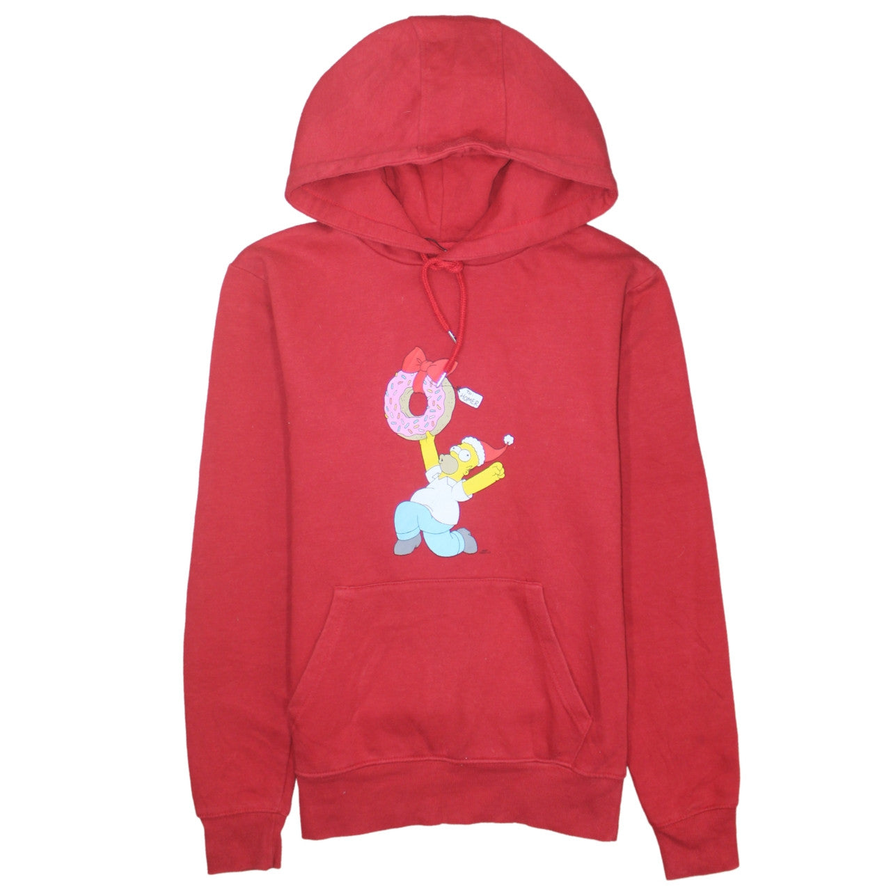 Mens UK Size XS Primark Red Pullover Hoodie