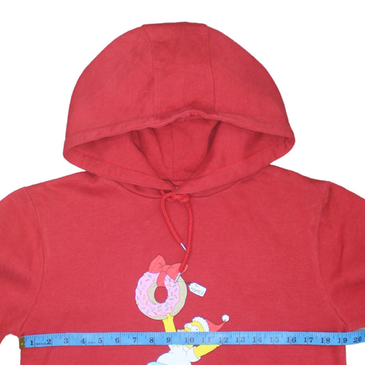 Mens UK Size XS Primark Red Pullover Hoodie