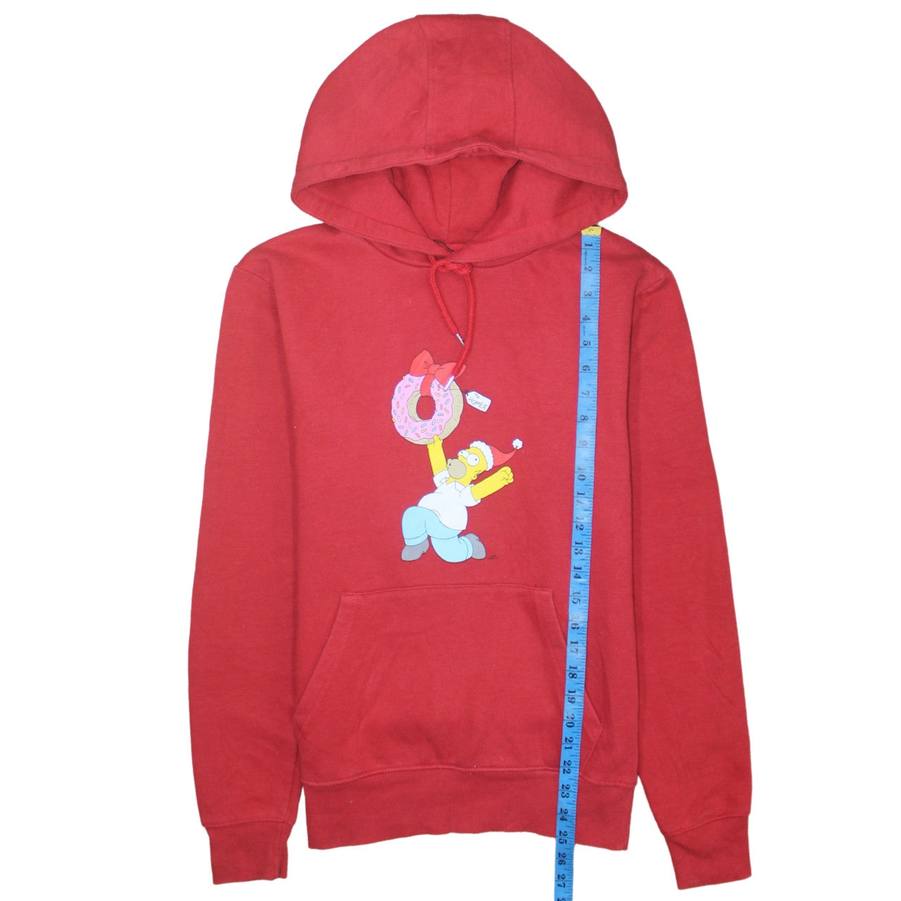 Mens UK Size XS Primark Red Pullover Hoodie
