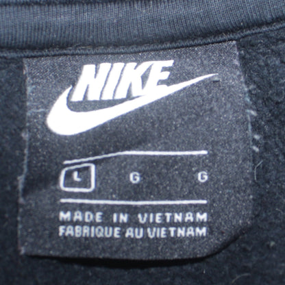 Mens UK Size L Nike Black Pullover Hoodie