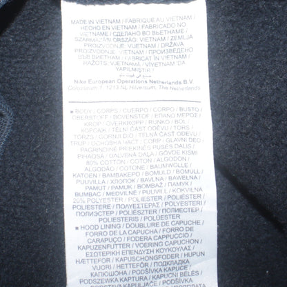 Mens UK Size L Nike Black Pullover Hoodie