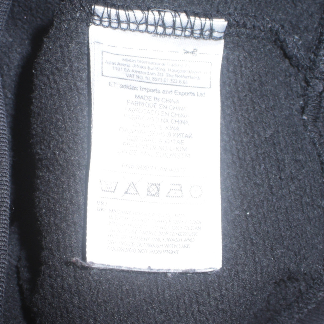 Womens UK Size XS adidas Black Pullover Sweatshirt