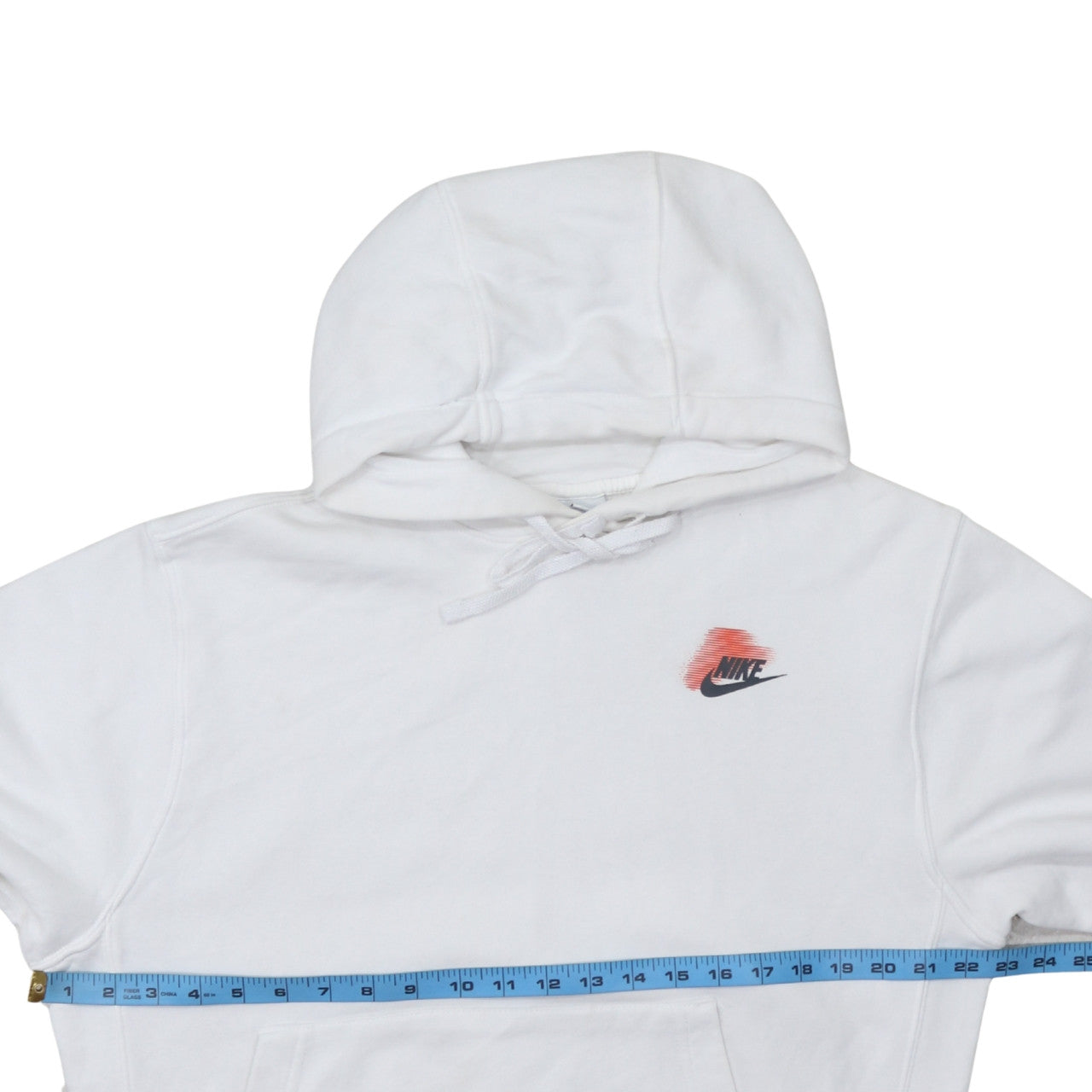 Mens UK Size S Nike White Pullover Hoodie