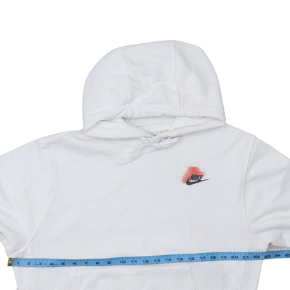 Mens UK Size S Nike White Pullover Hoodie