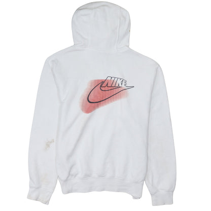 Mens UK Size S Nike White Pullover Hoodie