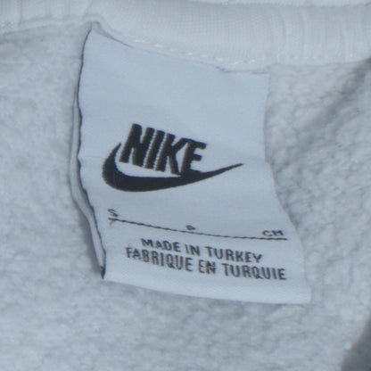 Mens UK Size S Nike White Pullover Hoodie