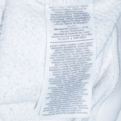 Mens UK Size S Nike White Pullover Hoodie