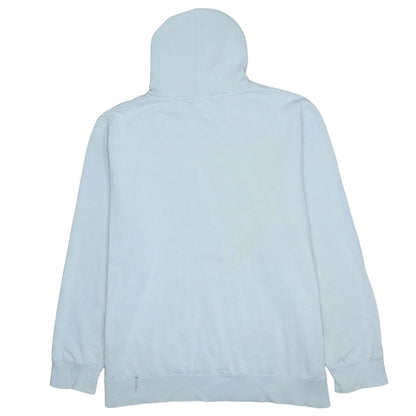 Mens UK Size 2XL FILA Blue Pullover Hoodie