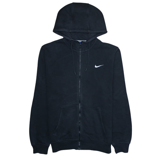 Mens UK Size M Nike Black Full Zip Hoodie