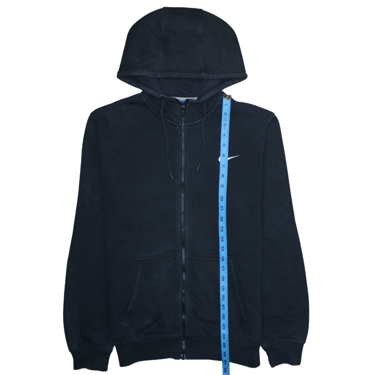 Mens UK Size M Nike Black Full Zip Hoodie
