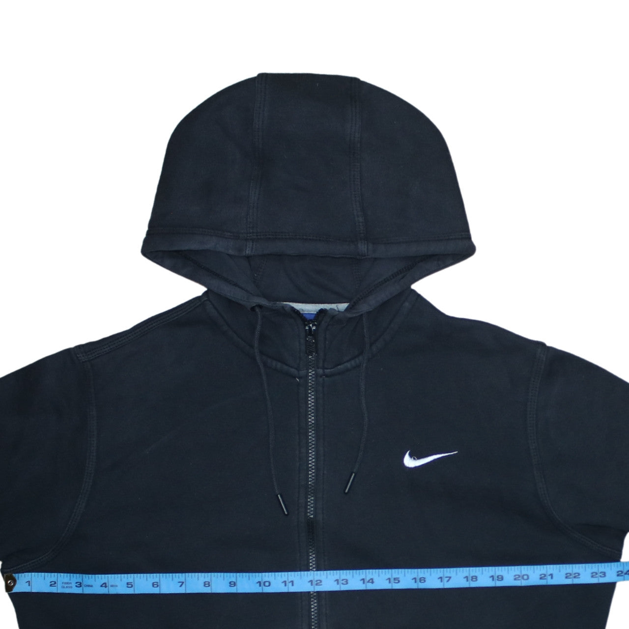 Mens UK Size M Nike Black Full Zip Hoodie