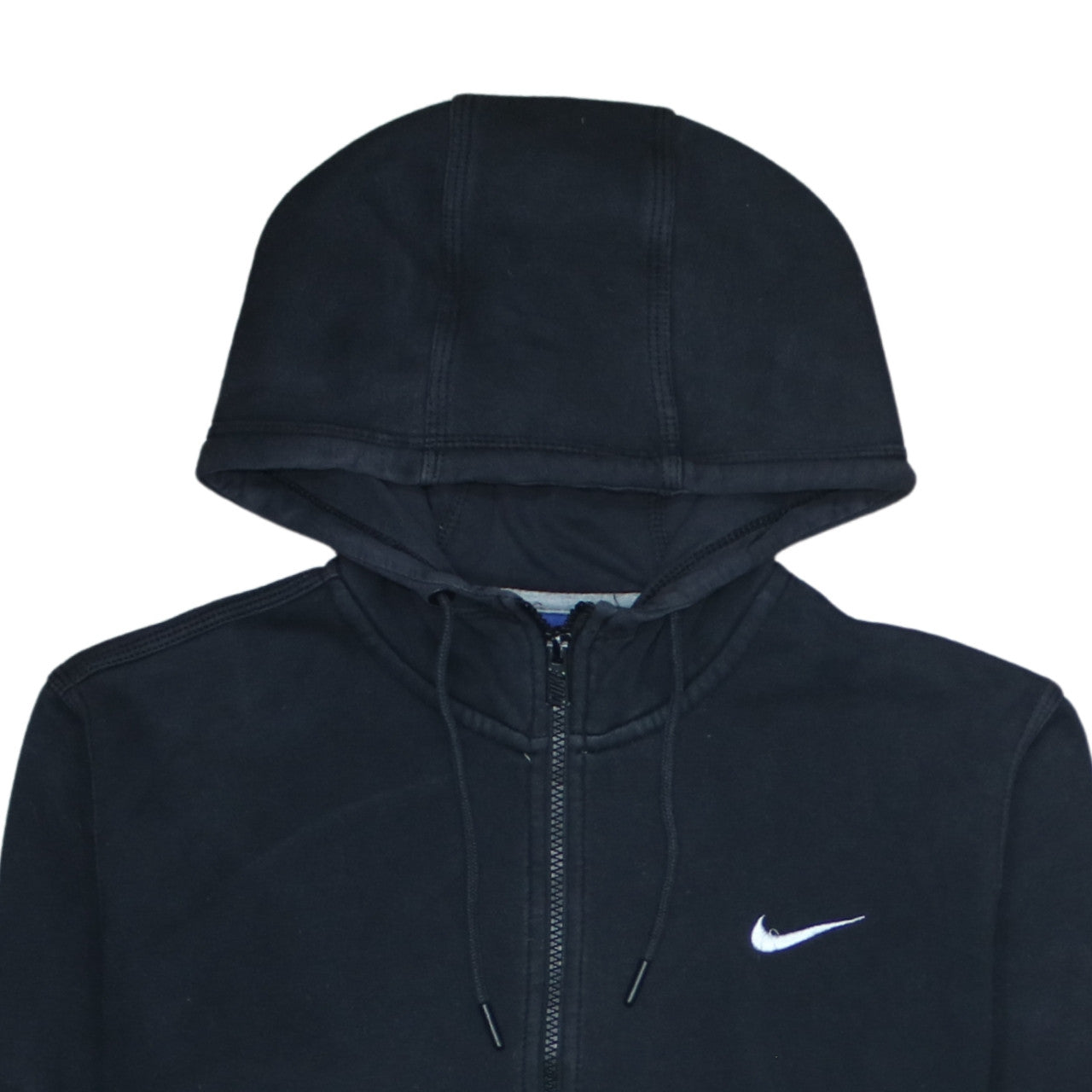 Mens UK Size M Nike Black Full Zip Hoodie
