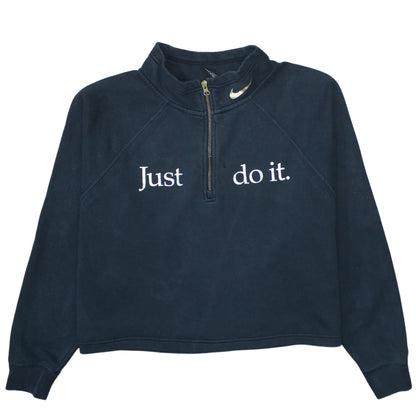 Womens UK Size XL Nike Blue Pullover Sweatshirt