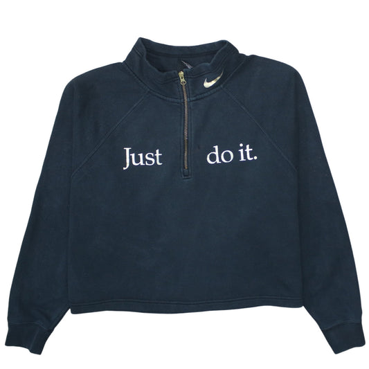 Womens UK Size XL Nike Blue Pullover Sweatshirt