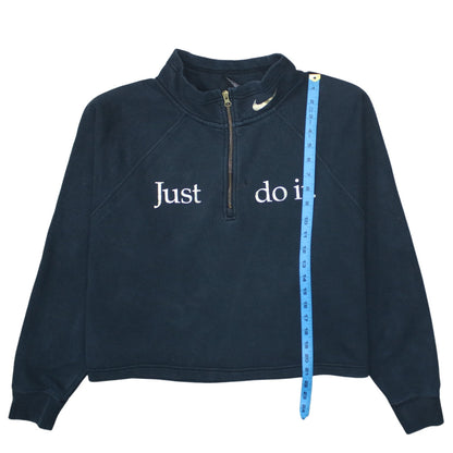 Womens UK Size XL Nike Blue Pullover Sweatshirt