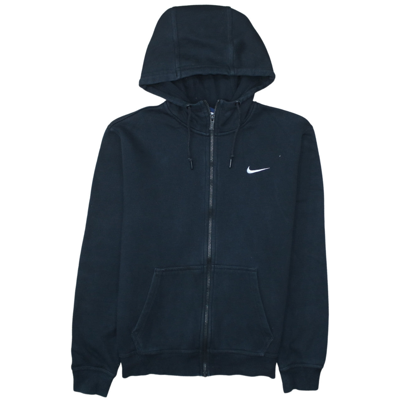 Womens UK Size M Nike Black Full Zip Hoodie