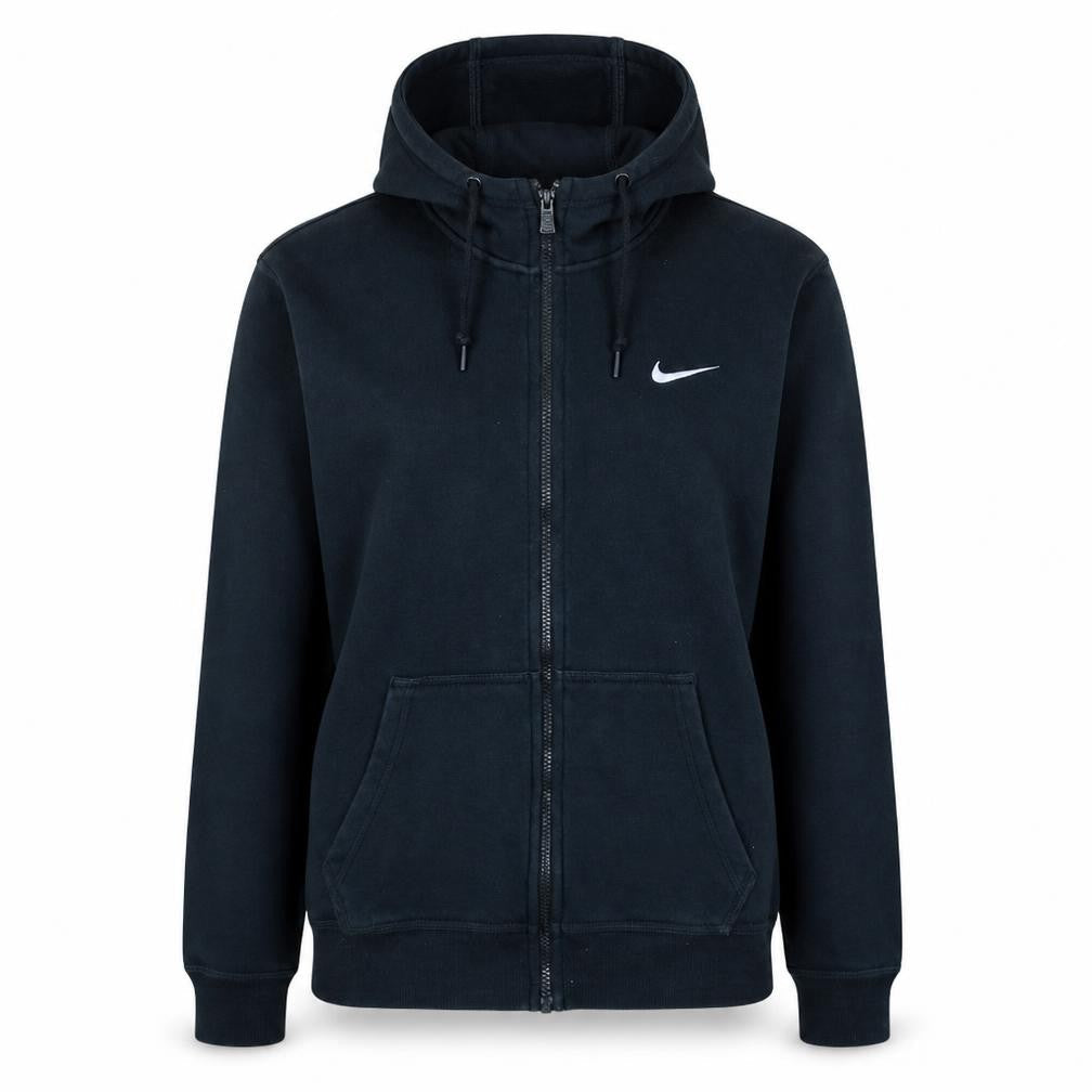 Womens UK Size M Nike Black Full Zip Hoodie