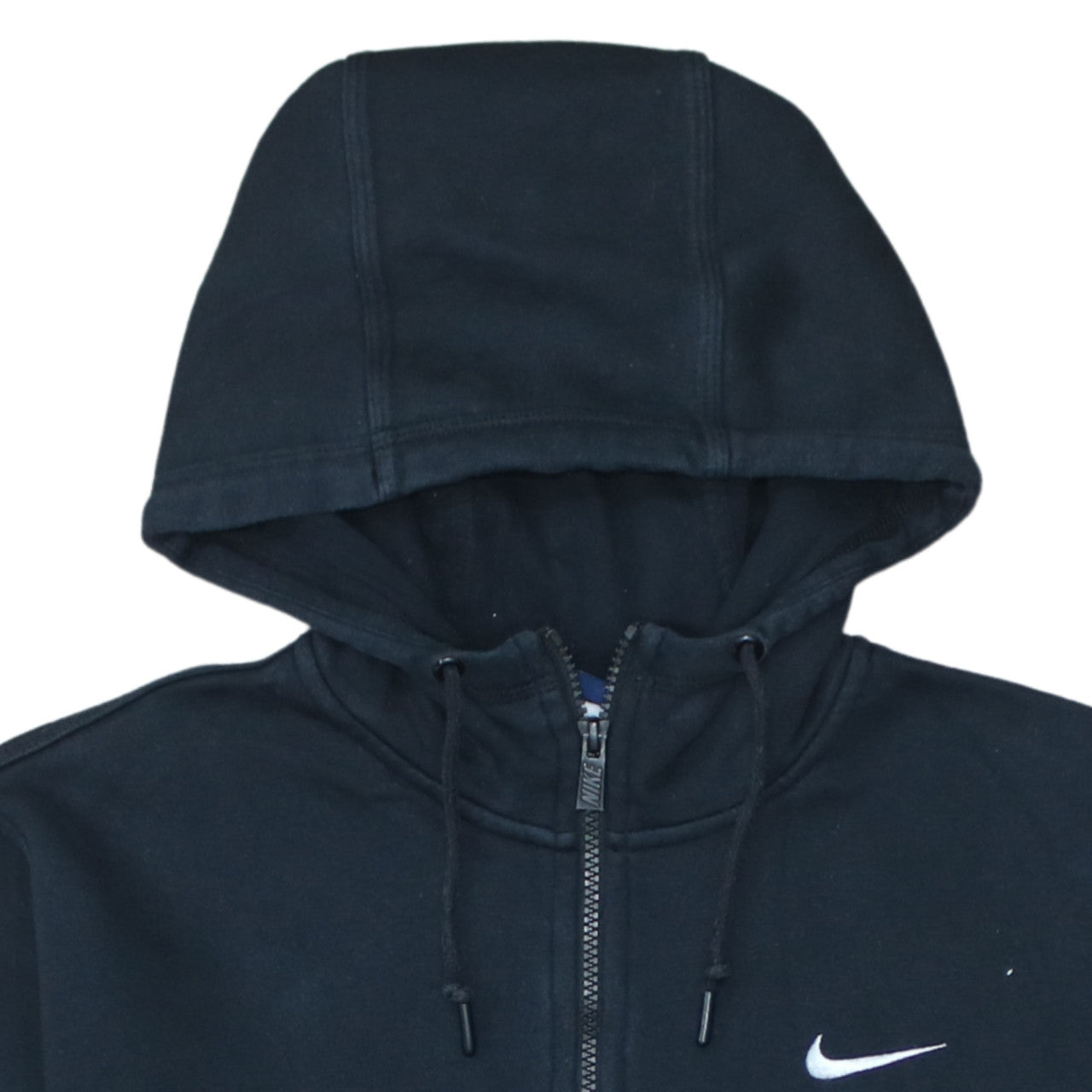 Womens UK Size M Nike Black Full Zip Hoodie