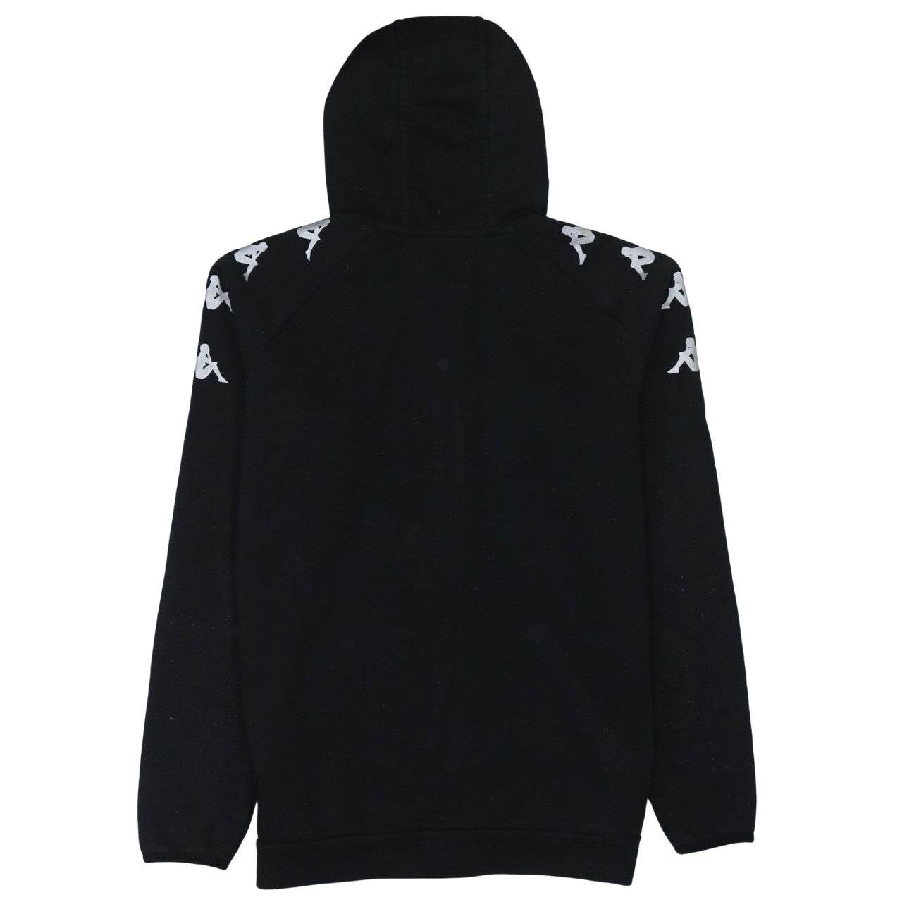 Mens UK Size L Kappa Black Full Zip Hoodie