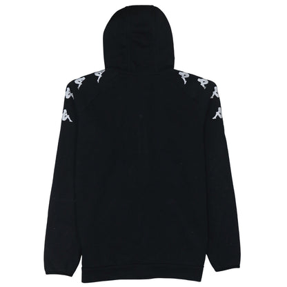 Mens UK Size L Kappa Black Full Zip Hoodie