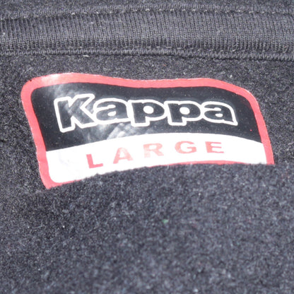 Mens UK Size L Kappa Black Full Zip Hoodie